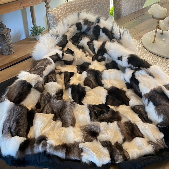 Fully fur lined parka with huge removal fur hood S/M coat like Jocelyn brand - Picture 1 of 5